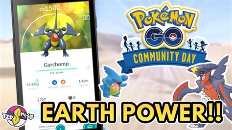 pokemon go garchomp earth power.
